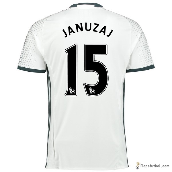 Camiseta Manchester United Replica Tercera Ropa Januzaj 2016/17 Blanco